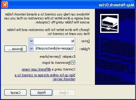 map a drive